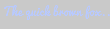 Image with Font Color B8C9FF and Background Color C9C9C9